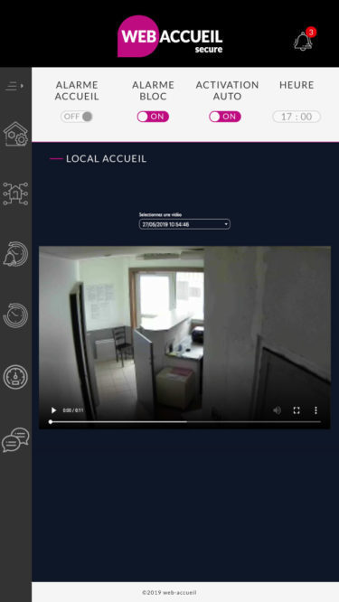 WebAccueil Secure - vidéosurveillance