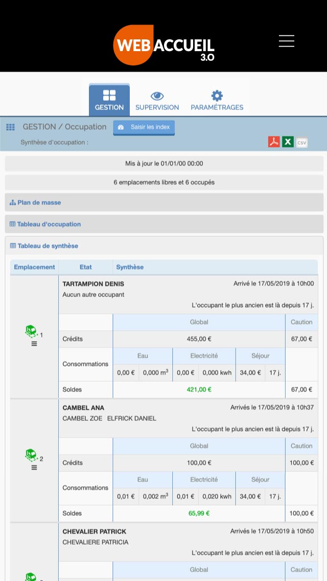 Webaccueil rapport